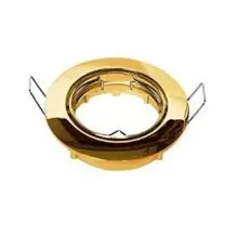 Faretto da incasso orientabile oro foro 75 mm Lampo