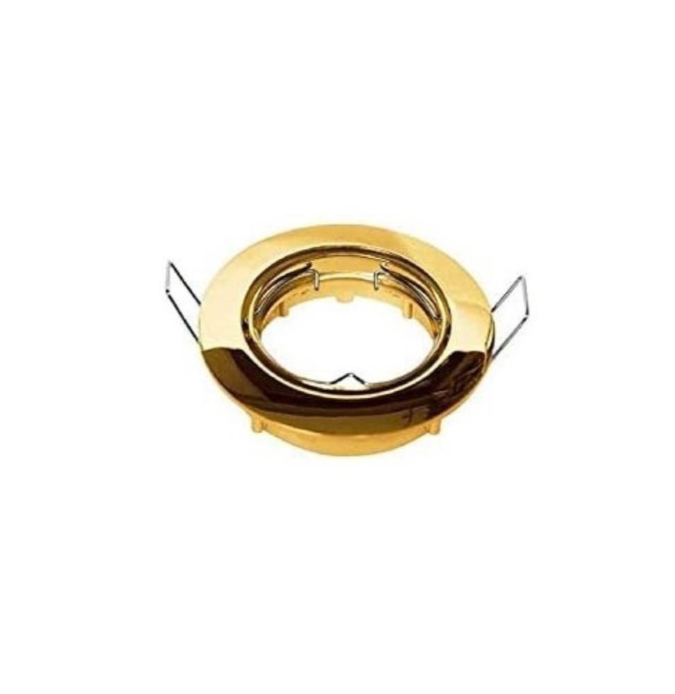 Faretto da incasso orientabile oro foro 75 mm Lampo
