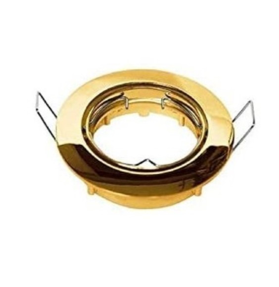 Faretto da incasso orientabile oro foro 75 mm Lampo