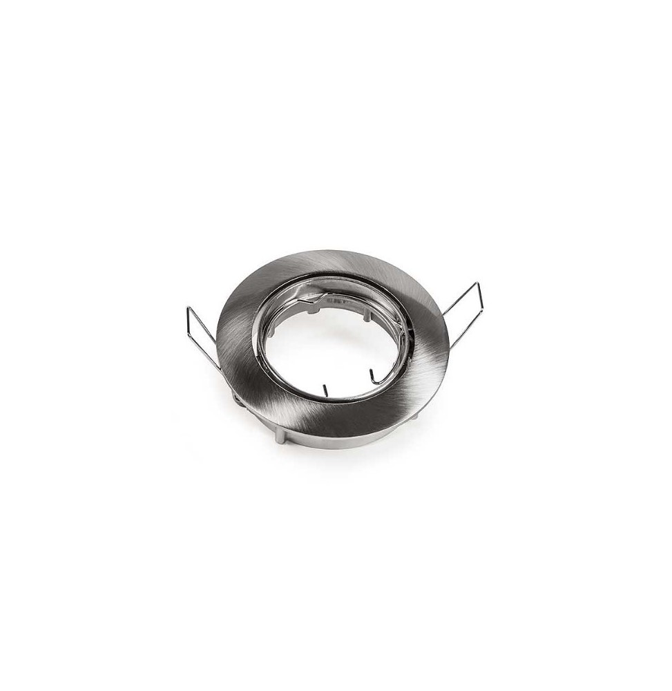 Faretto da incasso orientabile inox foro 75 mm Lampo
