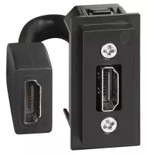 Connettore per spine HDMI 2.0 precablato 1 Modulo Bticino Living Now K4284P