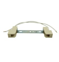 Coppia di Portalampada in ceramica per lampade R7S 117mm con staffa Lampo