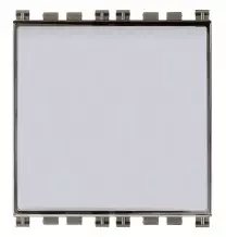 Pulsante Portanome illuminabile  Vimar Arke' Metal 19050.M