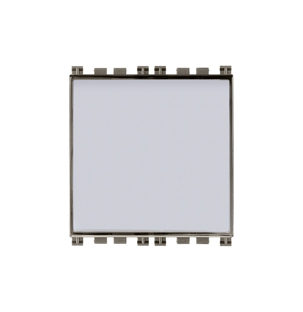 Pulsante Portanome illuminabile  Vimar Arke' Metal 19050.M
