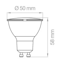 Lampada Led 6w RGB con telecomando cambio colore DIKLED6WMRGBW