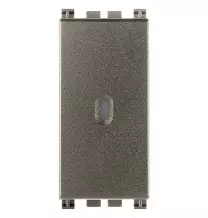 Interruttore Assiale 10A illuminabile Vimar Arke' Metal 19100.M