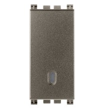 Invertitore illuminabile Vimar Arke' Metal 19013.M