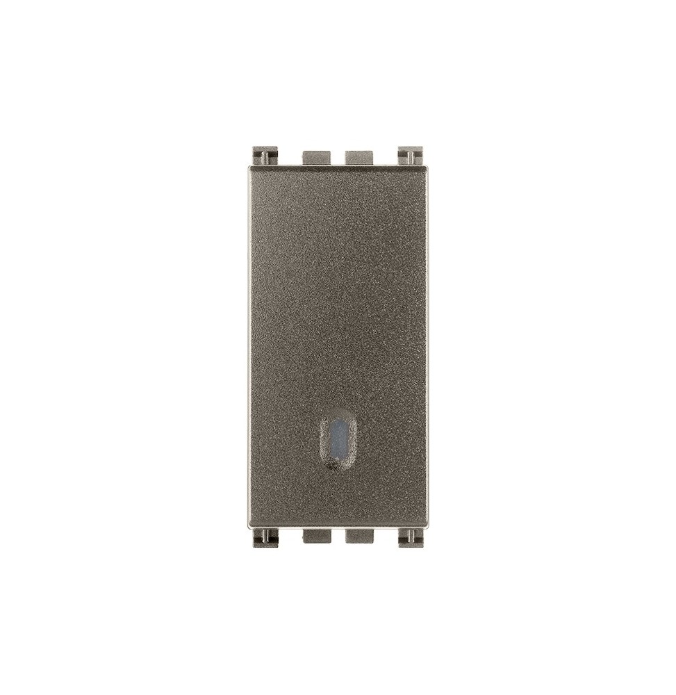 Invertitore illuminabile Vimar Arke' Metal 19013.M