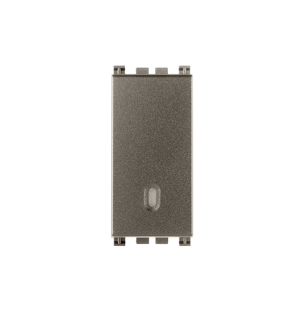 Interruttore Unipolare  illuminabile Vimar Arke' Metal 19001.M
