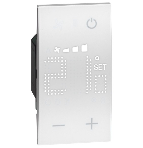 Sonda con display per il controllo della temperatura Bianco Bticino Living Now KW4691