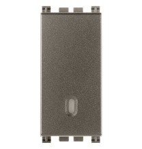 Deviatore Unipolare 10A  illuminabile Vimar Arke' Metal 19005.M