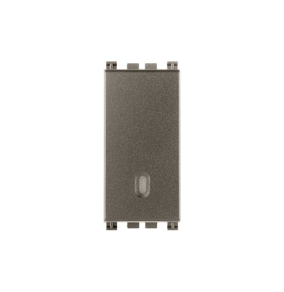 Deviatore Unipolare 10A  illuminabile Vimar Arke' Metal 19005.M