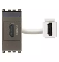 Presa HDMI Vimar Arke' Metal 19346.M
