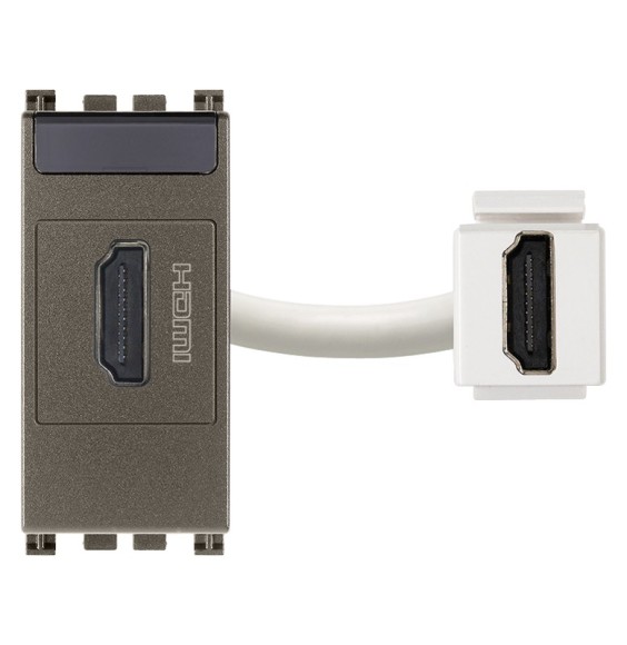 Presa HDMI Vimar Arke' Metal 19346.M