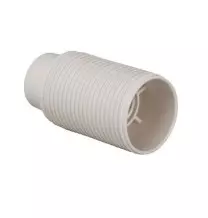 Portalampada E14 Filettato Bianco in termoplastico Lampo E550BI