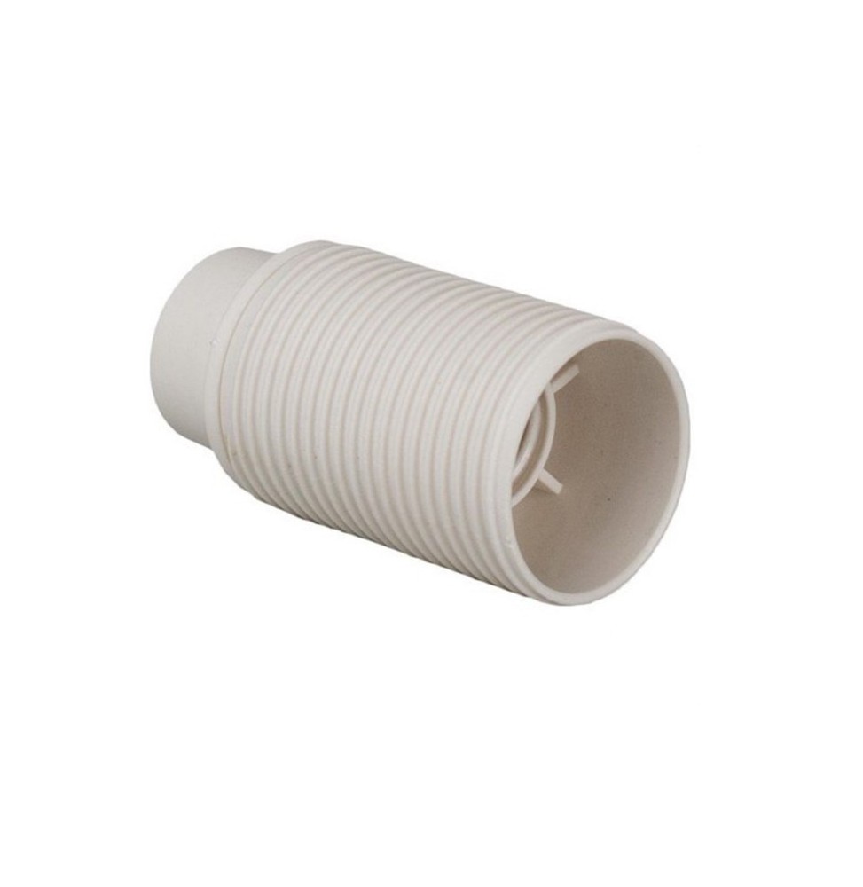 Portalampada E14 Filettato Bianco in termoplastico Lampo E550BI