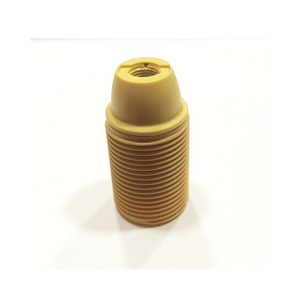 Portalampada E14 Filettato Oro in termoplastico Lampo E600FOR
