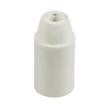 Portalampada E14 Liscio Bianco in termoplastico Lampo E600LBI