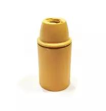 Portalampada E14 Liscio Oro  in termoplastico Lampo E600LOR