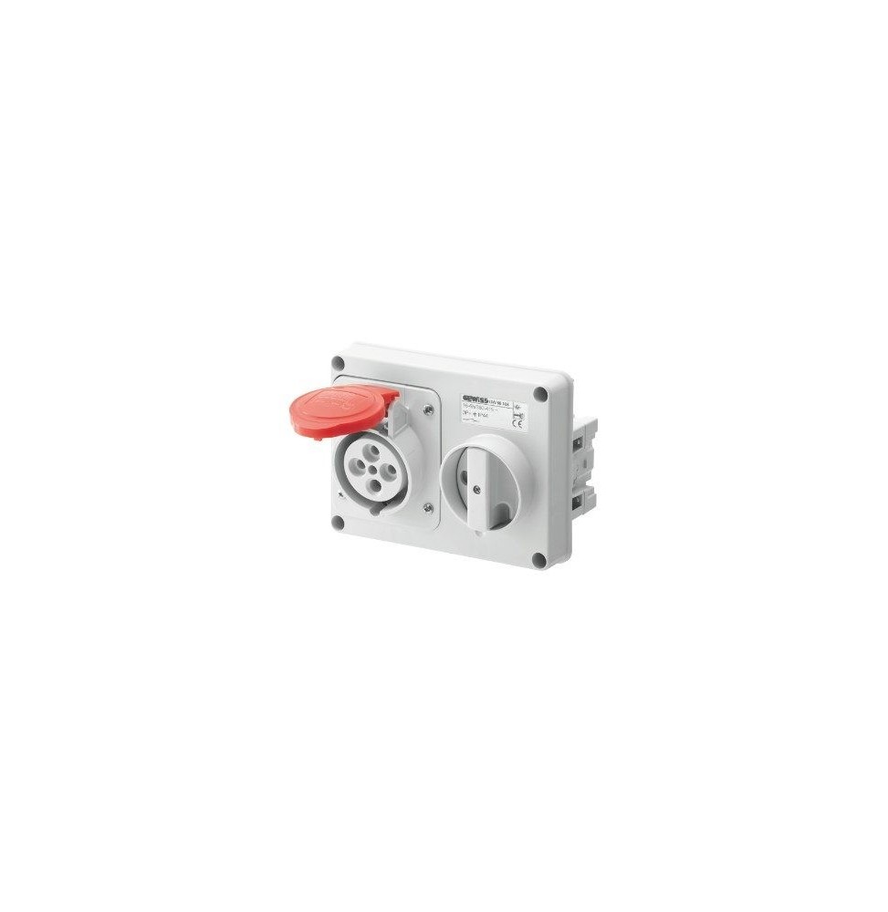 Presa Interbloccata 3P+T senza fondo IP44 16A Gewiss GW66108