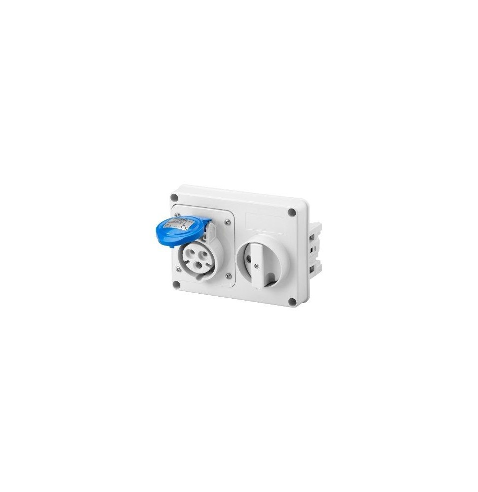 Presa Interbloccata 2P+T senza fondo IP44 32A Gewiss GW66115