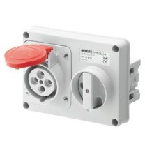 Presa Interbloccata 3P+T senza fondo IP44 32A Gewiss GW66119