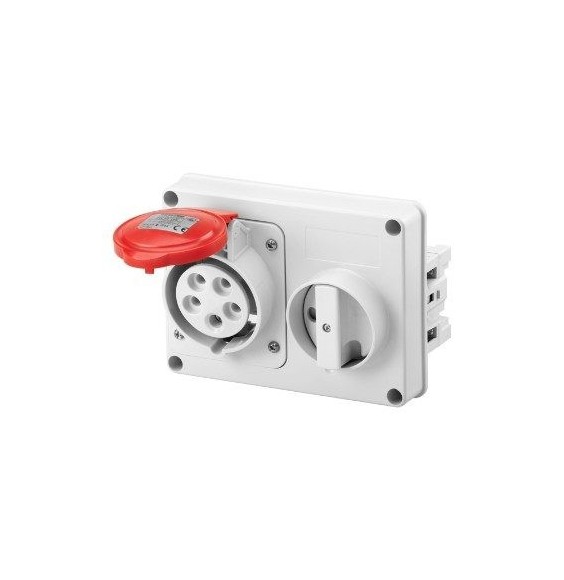 Presa Interbloccata 3P+N+T senza fondo IP44 32A Gewiss GW66120