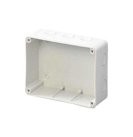 Scatola da parete per prese interbloccate 16 e 32A Orizzontali Gewiss GW66676