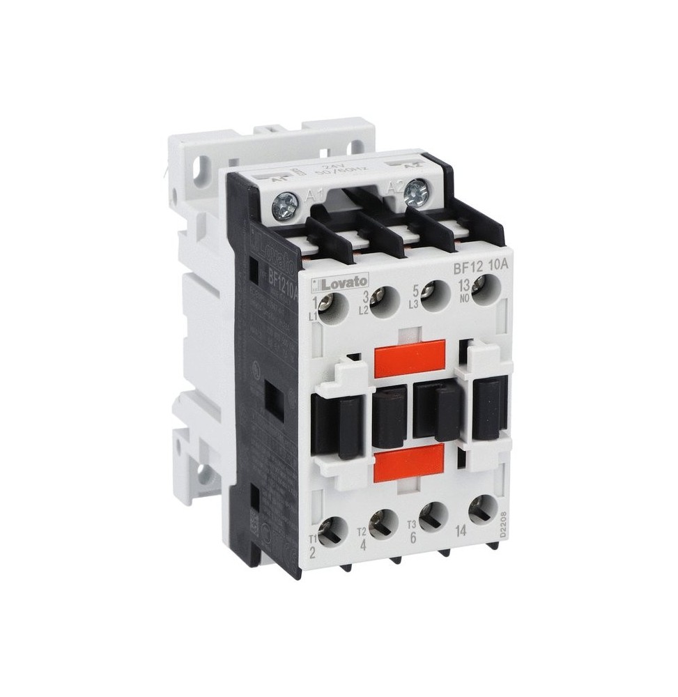 Contattore Lovato  Bobina 24V AC Tripolare 12A  BF1210A024