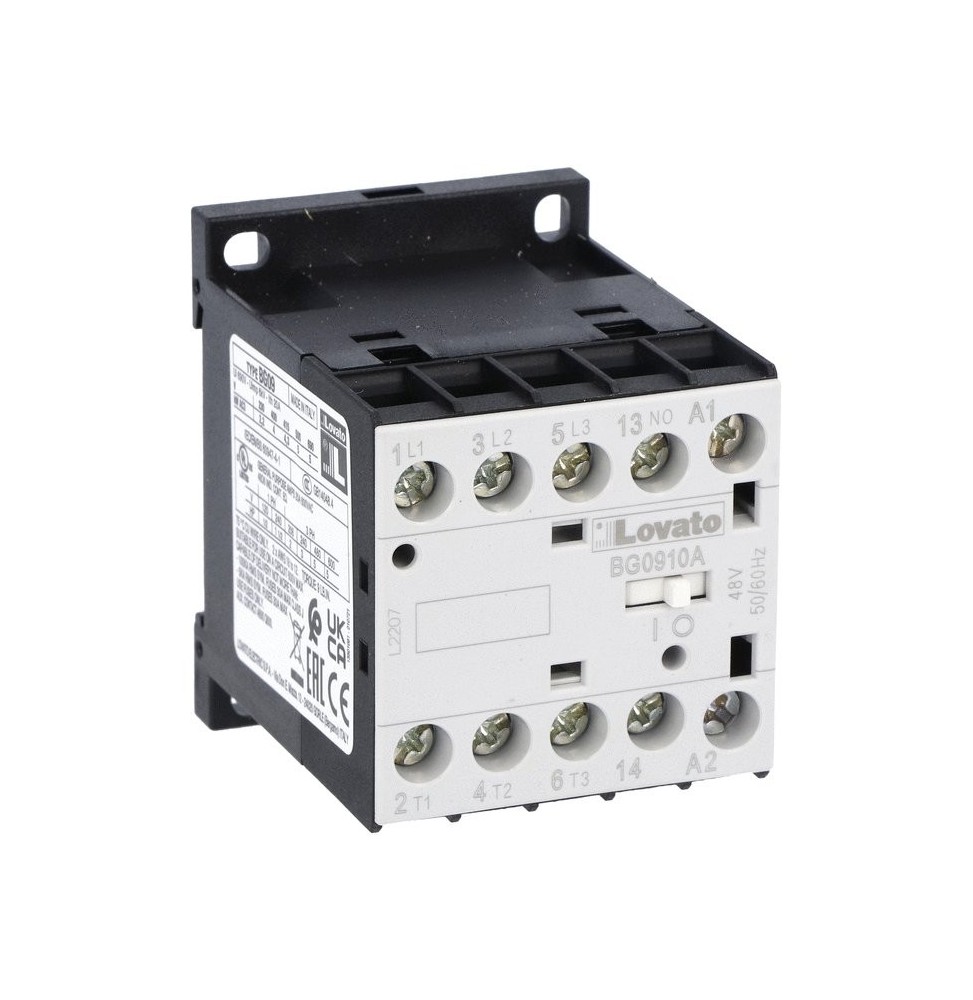 Contattore Lovato  10A Tripolare 24V AC 11BG0910A024