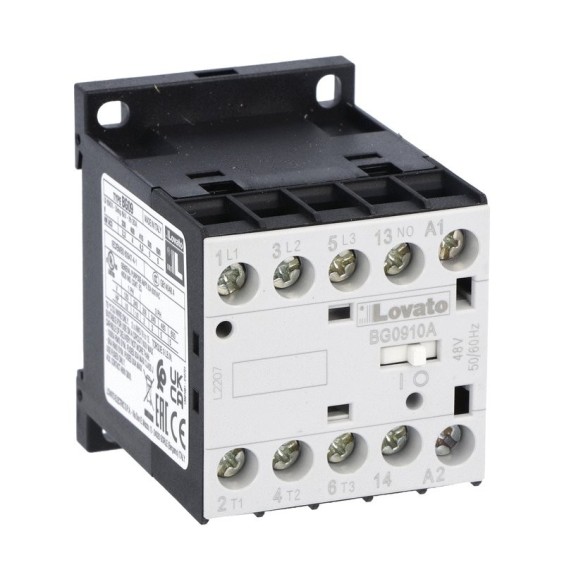 Contattore Lovato  10A Tripolare 24V AC 11BG0910A024