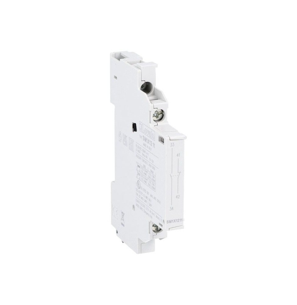 Contatto Ausiliario NA+NC per salvamotori Lovato SM1P SM1X1211