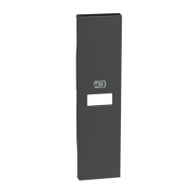 Cover Bticino Living Now nera per caricatori USB da 1 modulo  KG11C
