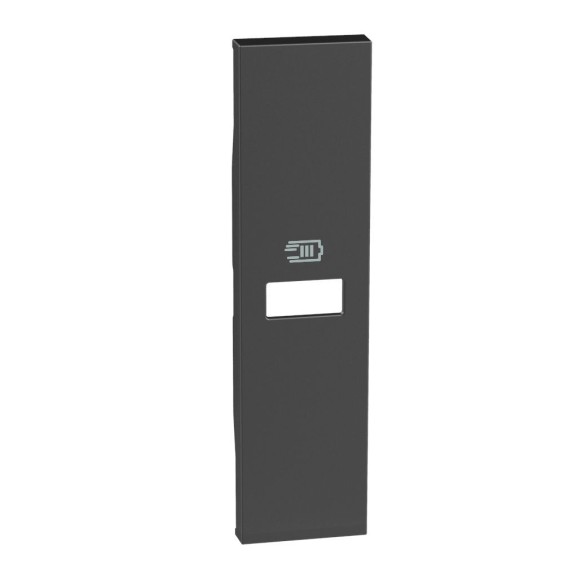Cover Bticino Living Now nera per caricatori USB da 1 modulo  KG11C
