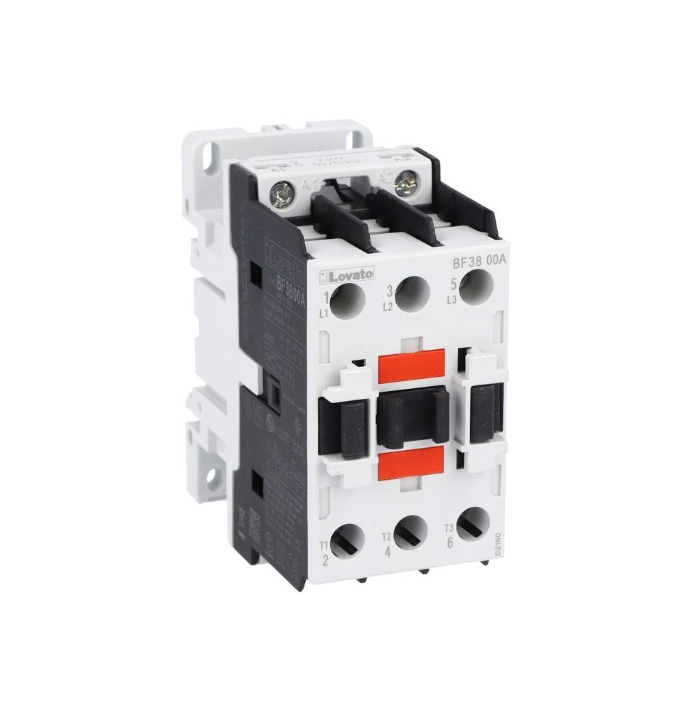 Contattore Lovato  Bobina 24V AC Tripolare 38A BF3800A024