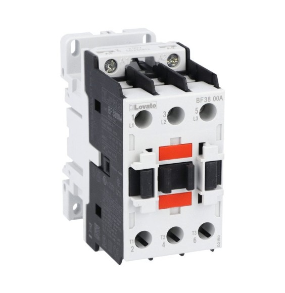 Contattore Lovato  Bobina 24V AC Tripolare 38A BF3800A024