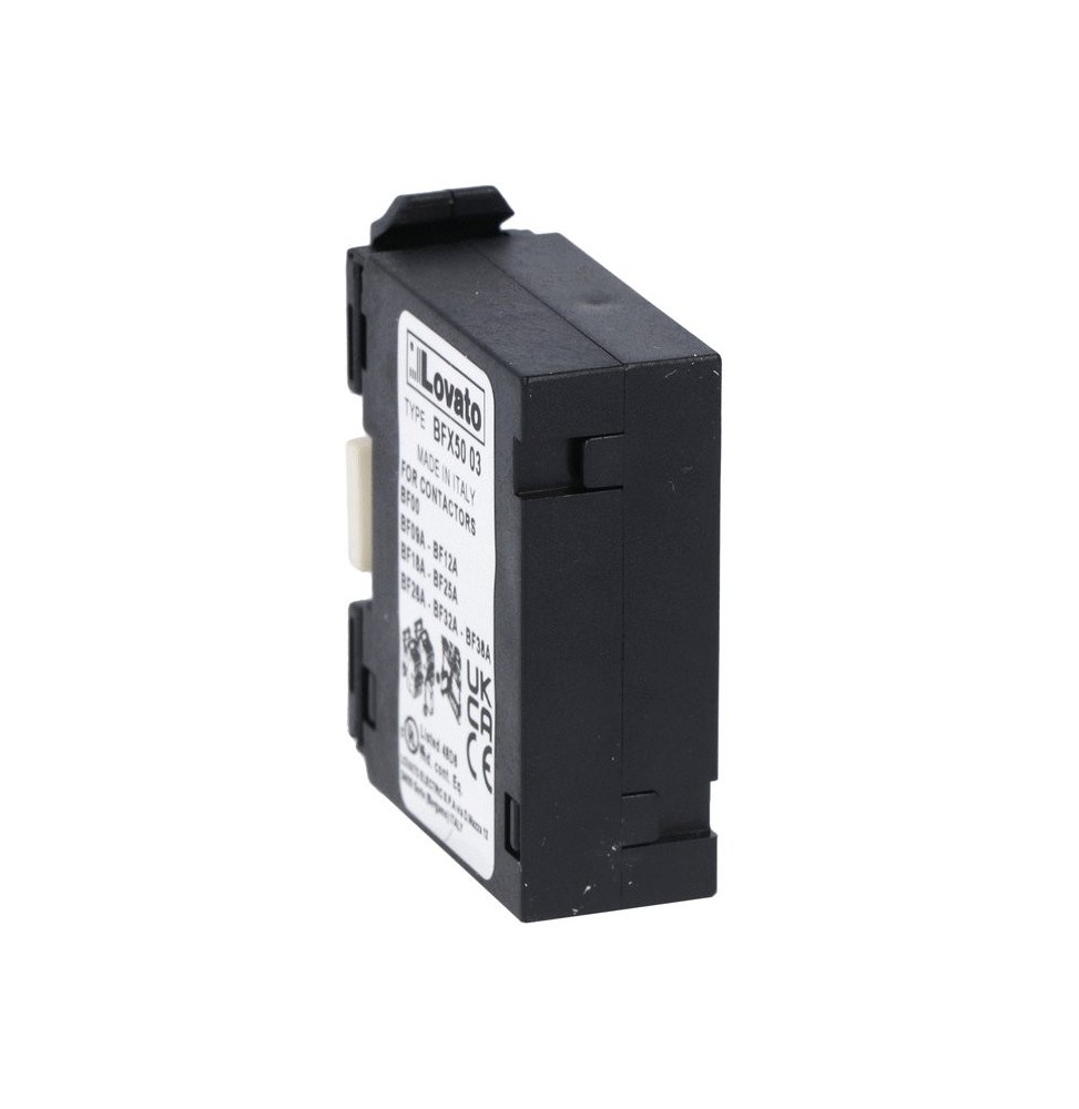 Interblocco meccanico aggancio frontale per contattori Lovato BF09 fino a BF38 - Modello BFX5003