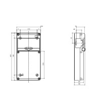 Quadro di distribuzione per 4 prese CEE 10 Moduli Din Gewiss GW68003N