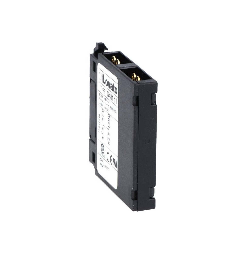 Contatto ausiliario laterale attacco faston 1NA+1NC per BF Lovato 11G48111