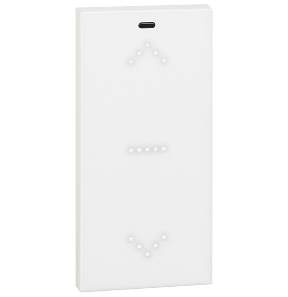 Comando Living Now FULL touch fino a 3 funzioni bianco Bticino KW8011