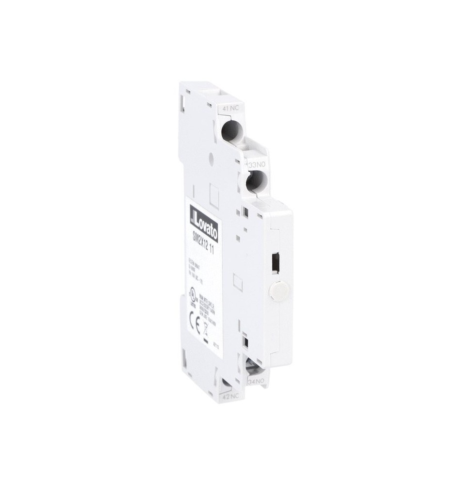 Contatto Ausiliario 1 NA + 1 NC per Salvamotori serie SM2 e SM3 Lovato SM2X1211