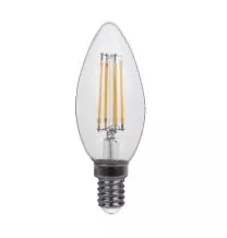 Lampada a filamento Trasparente Oliva 6W luce Calda Lampo FLOLE14BC