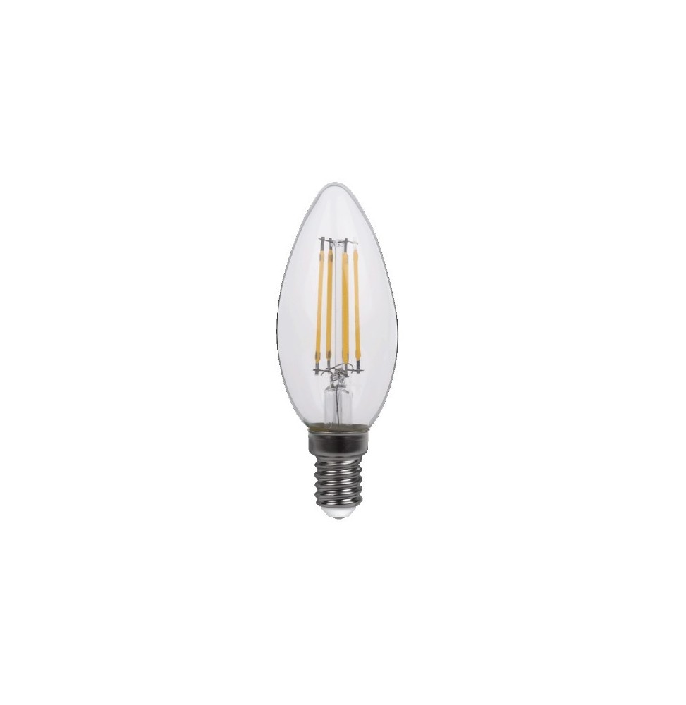 Lampada a filamento Trasparente Oliva 6W luce Calda Lampo FLOLE14BC