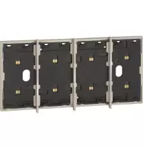 Frame elettrificato per 4 comandi digitali Sabbia Living Now BTicino KM8104