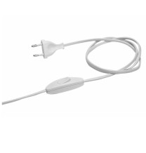 Cablaggio Bianco 1,5mt completo di interruttore e Spina 10A Lampo N500BI