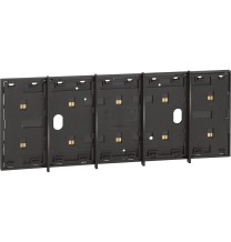 Cornice elettrificata con barrette estetiche per 5 comandi BTicino KG8104P1