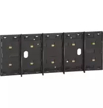 Cornice elettrificata con barrette estetiche per 5 comandi BTicino KG8104P1