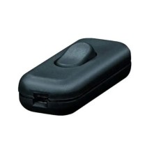 Interruttore a Passafilo Nero in termoplastico Lampo N910NE