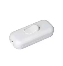 Interruttore a Passafilo Bianco in termoplastico Lampo N910BI