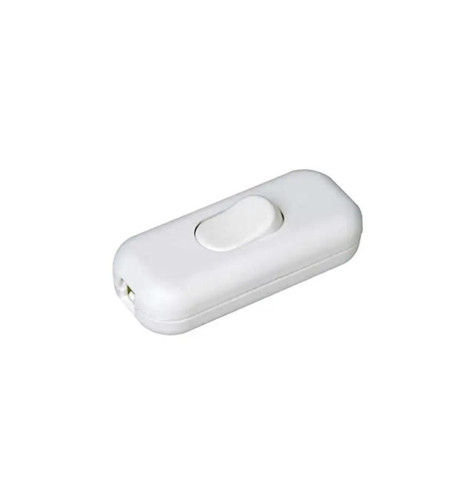 Interruttore a Passafilo Bianco in termoplastico Lampo N910BI